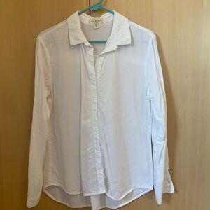 Cloth and Stone white button down size medium